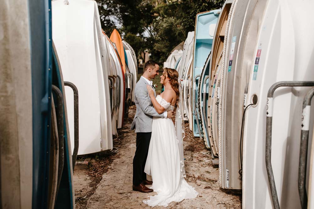Sydney wedding catering at Bayview Yacht Racing Association (BYRA) – Mitch and Ness