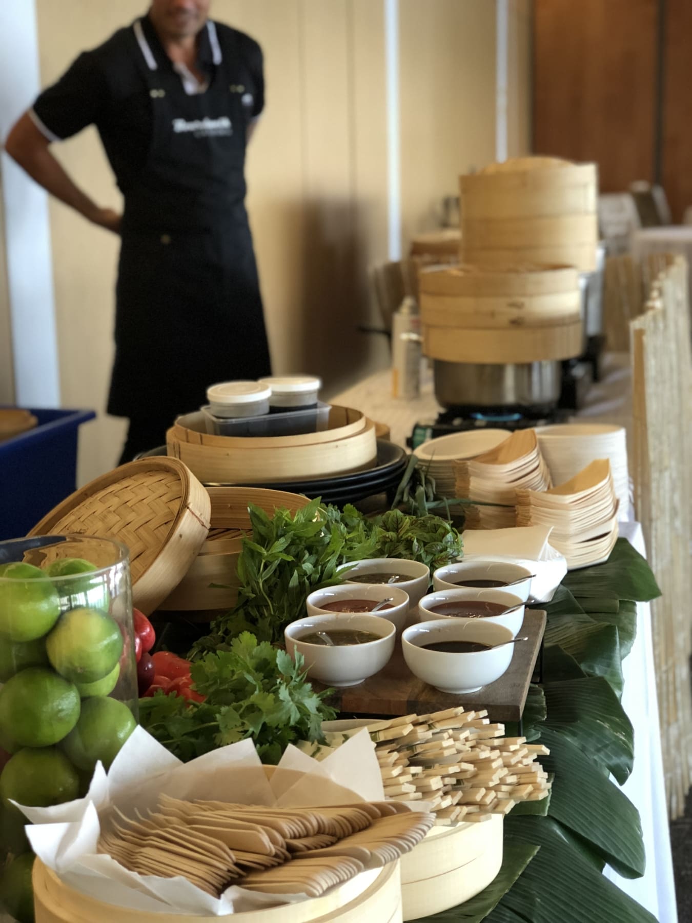 Dumpling Station 6 scaled dumpling catering